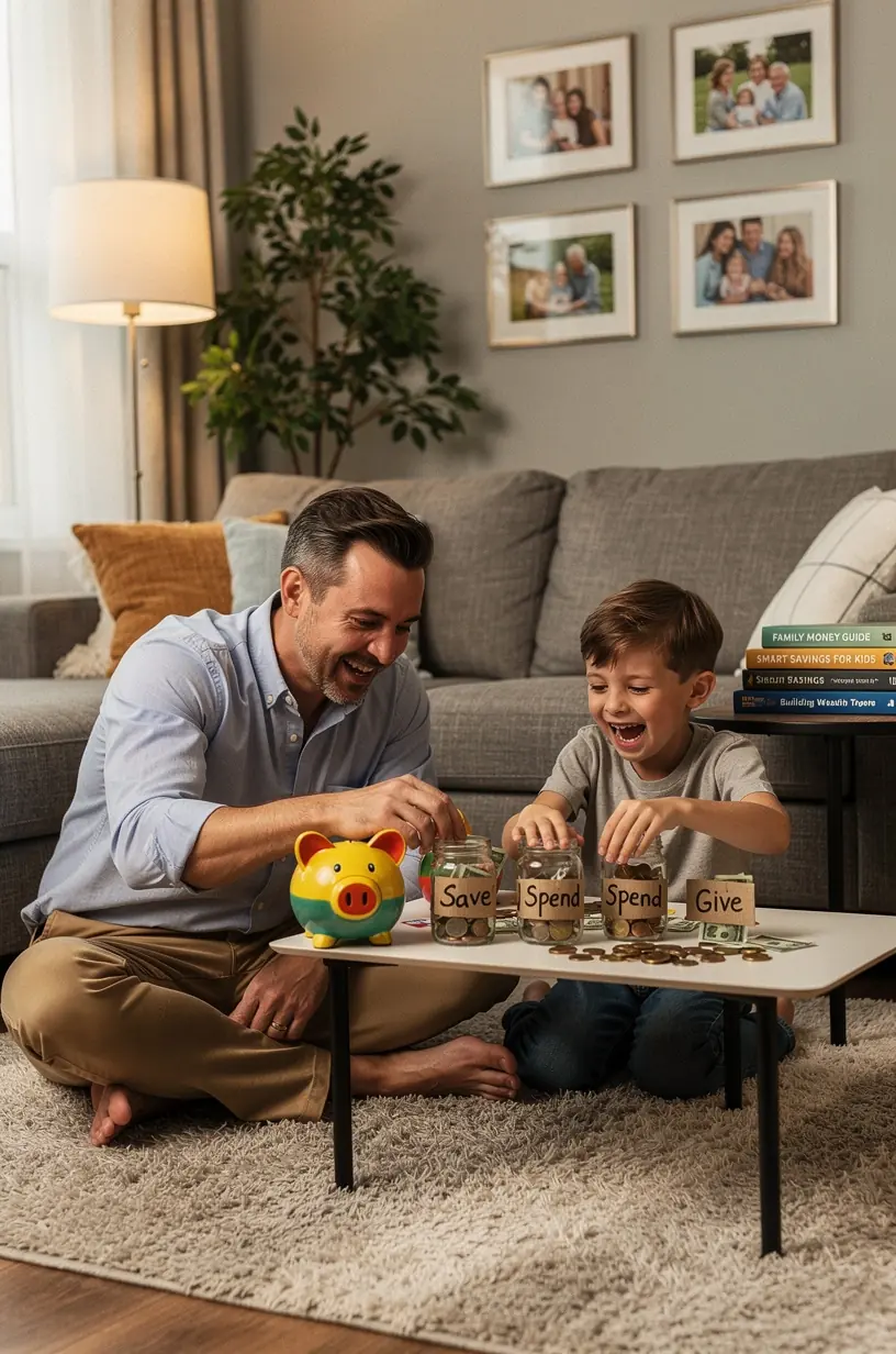 Kézben tartott pénz és jegyzetfüzet a személyes pénzügyi tervezéshez otthoni környezetben.